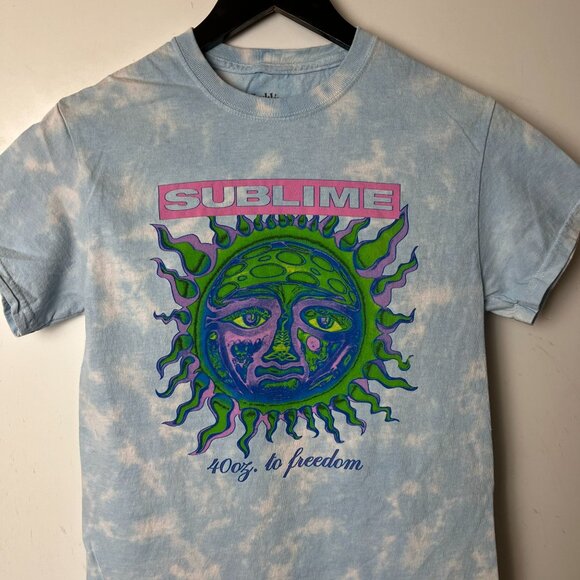 Sublime T Shirt Adult Extra Small XS Blue White Graphic Tee - Picture 9 of 12